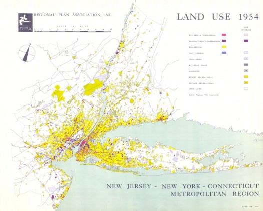 Land Use in the Metropolitan Region, 1954