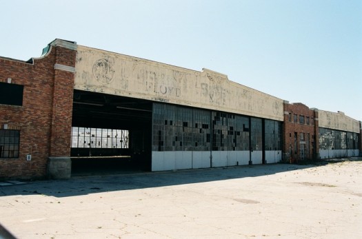 This historic hangar still stands dormant