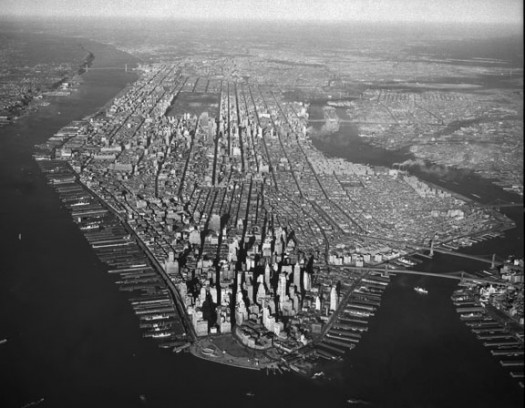 New York Harbor, 1951 | image by Fairchild Aerial Surveys, Inc. via the New York State Archives