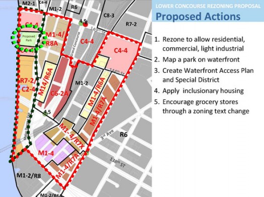 NYC DCP revised zoning map
