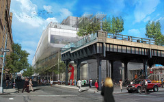 Artist Rendering of the new Whitney Museum | by Renzo Piano Building Workshop with Cooper, Robertson and Partners