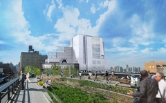 Artist Rendering of the new Whitney Museum | by Renzo Piano Building Workshop with Cooper, Robertson and Partners
