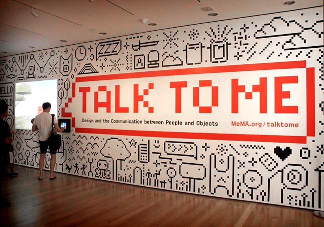MoMa exhibit Talk to Me | Image via Core77.com