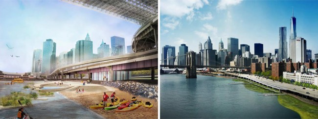 East River Blueway | Images via Manhattan Borough President's Office