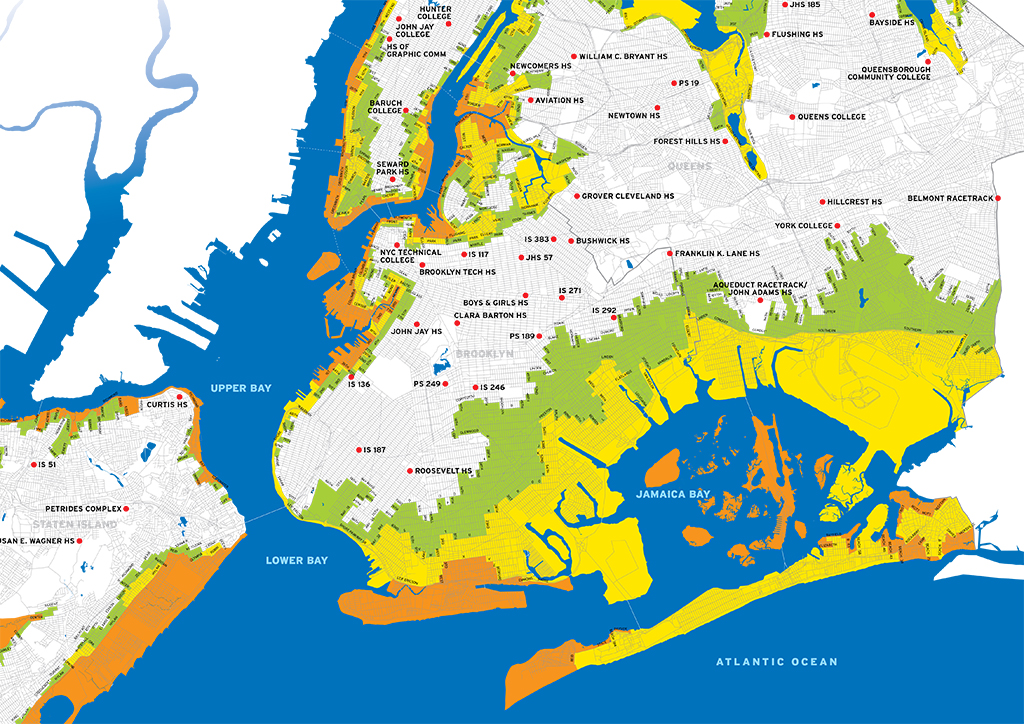 nyc flood zone map sandy