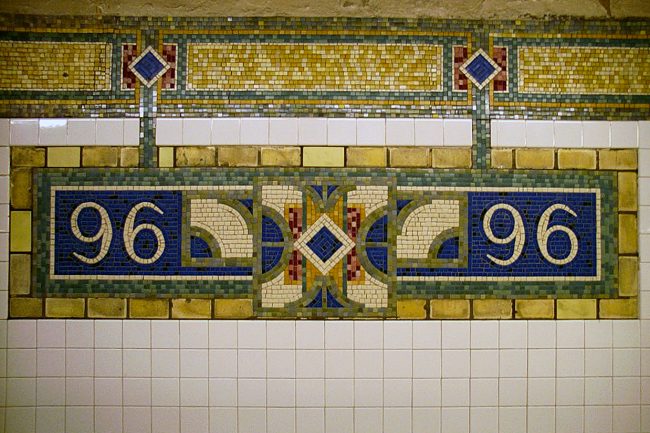 96th Street Subway Mosaic | Image via Francis Mariani