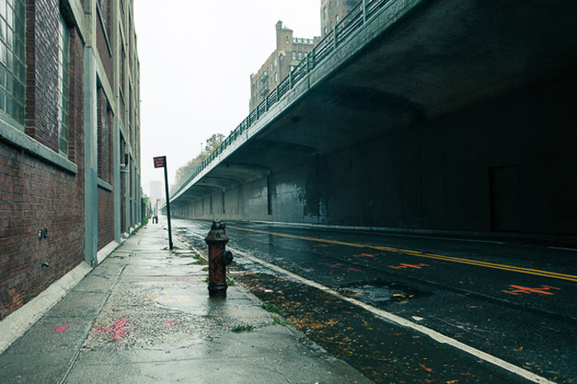 The Brooklyn waterfront as Hurricane Sandy nears New York City, October 29, 2012 | Image via Brad Hamilton Photography