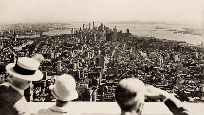 View from the Empire State Building, 1931 | Photo via Imgur