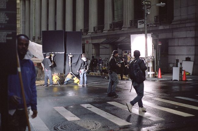 Filming on Wall Street, 2006 | Photo by Sean Eng, via Flickr