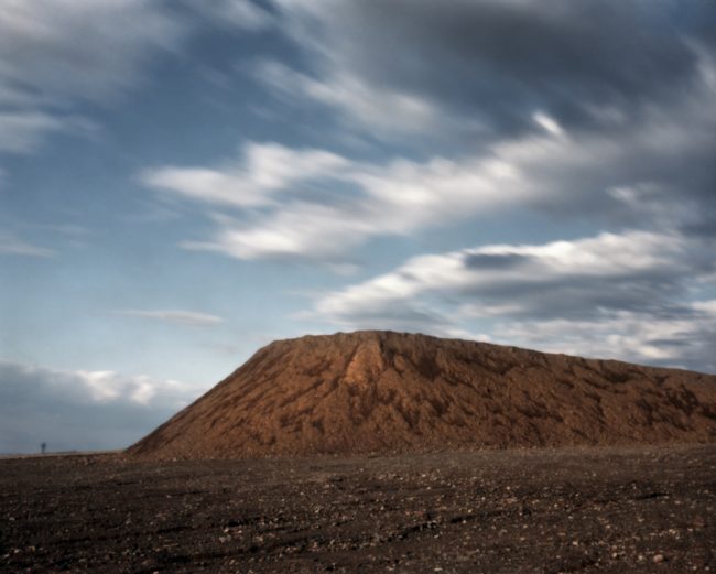"Fresh Kills Dirt Mound Study 2" Pinhole camera photo by Michael Falco 5/2016