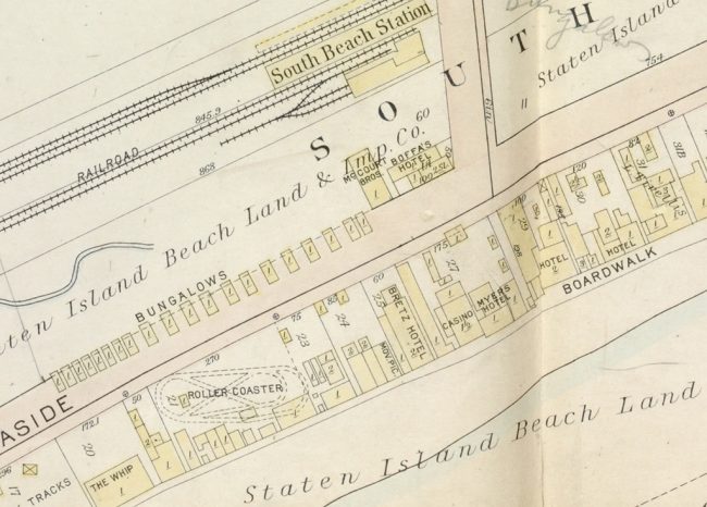 Bungalows and Railroad Map