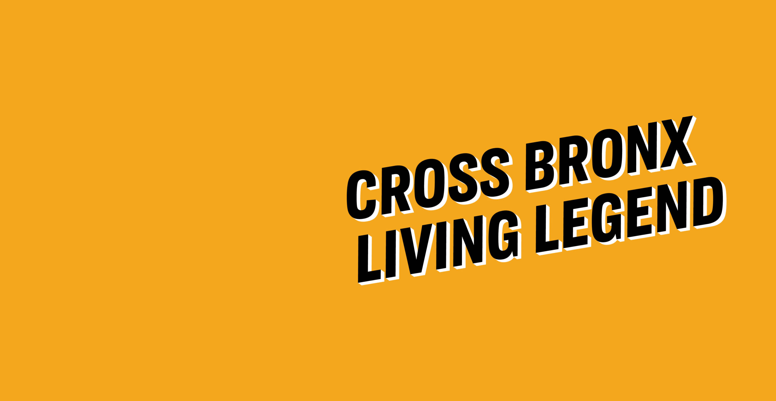 Exhibition: Cross Bronx / Living Legend
