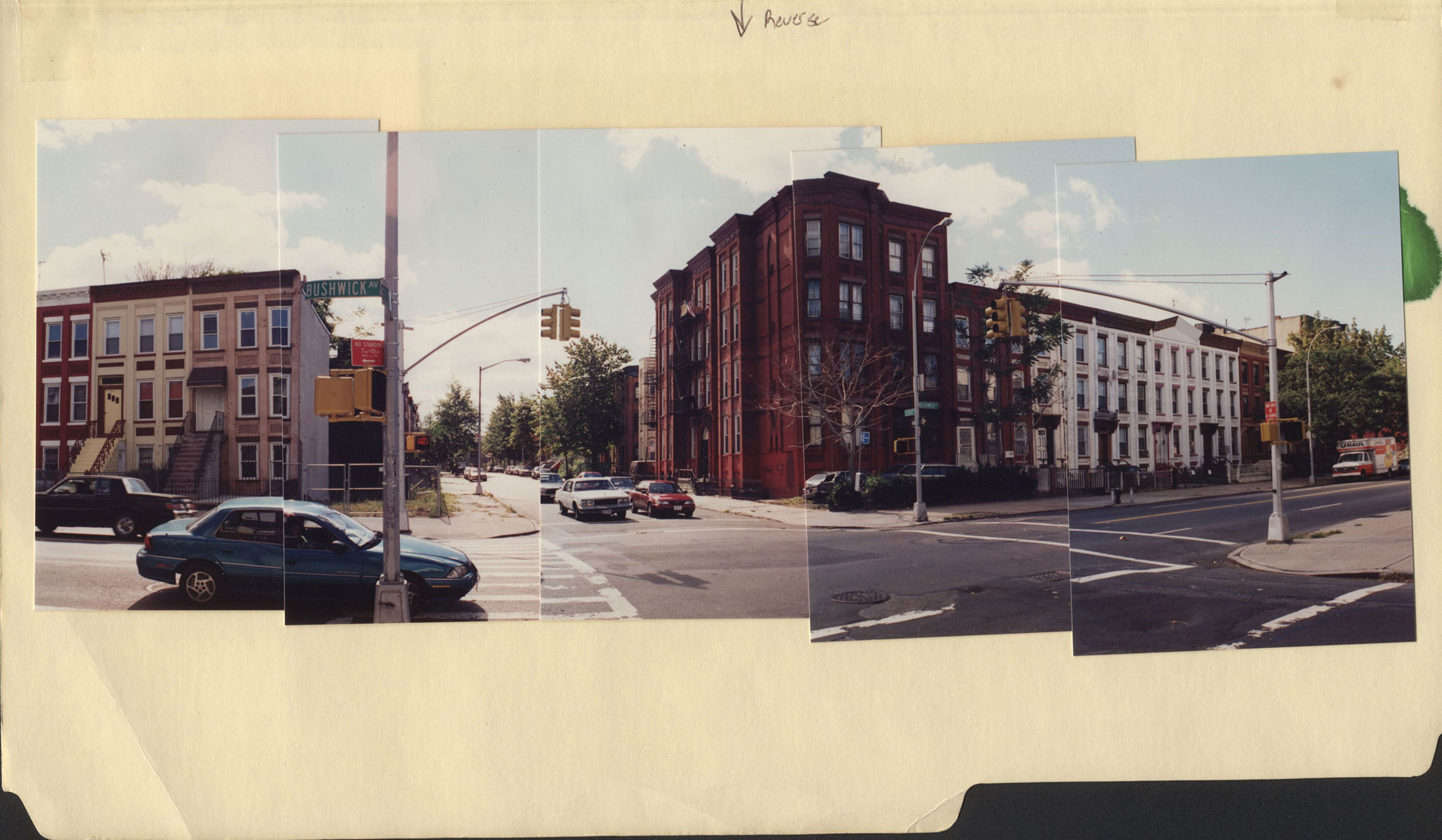 “Sheriff’s Apartment,” scouting for the film <i>Return to Paradise</i>, Bushwick, 1998